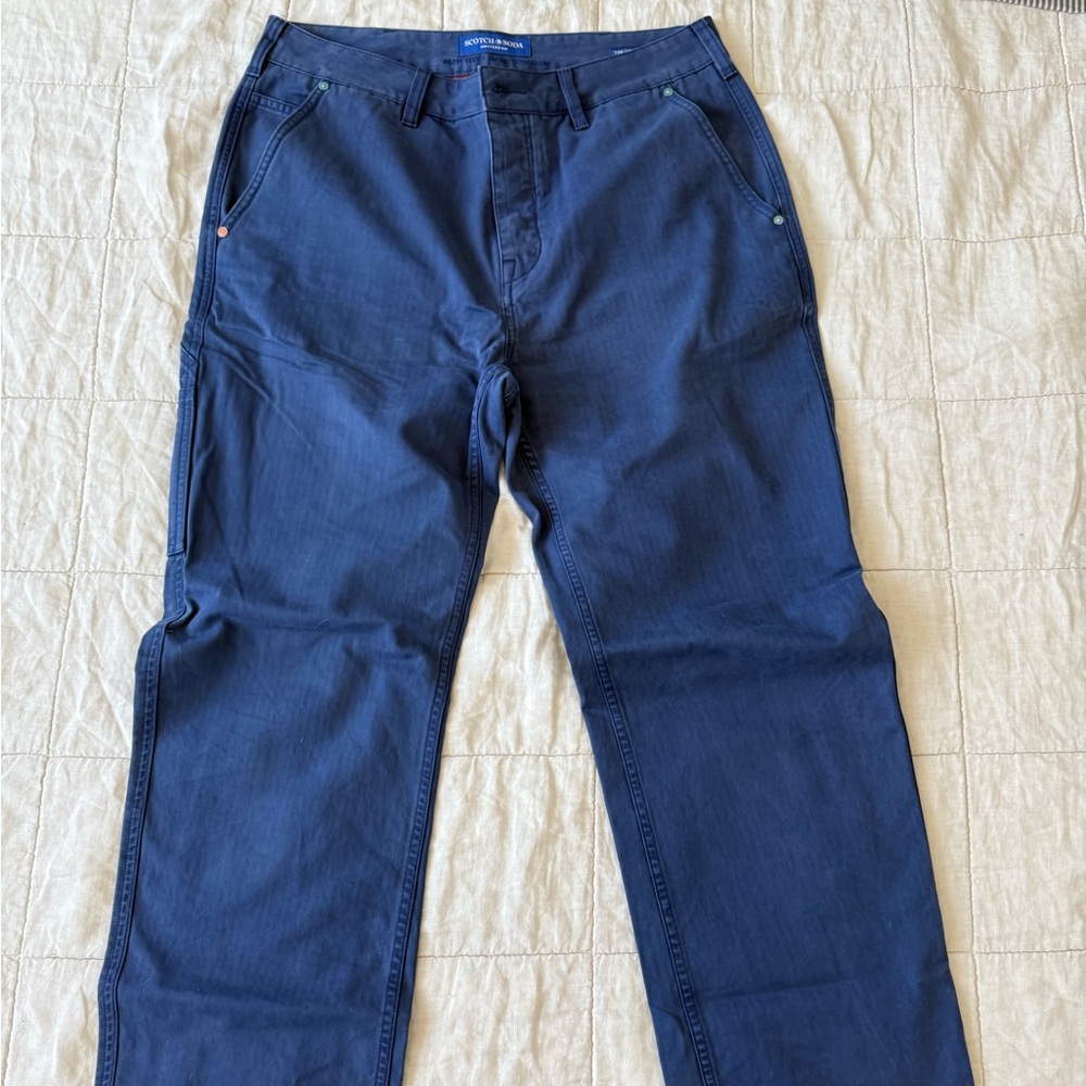 Scotch & Soda Blue Denim Jeans